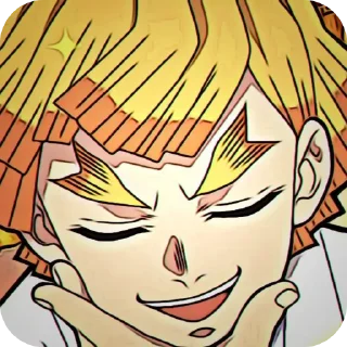 Sticker Zenitsu @demonslayerstickersss - 10