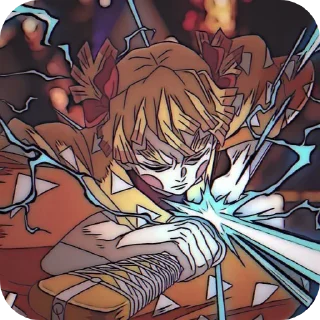 Sticker Zenitsu @demonslayerstickersss - 0