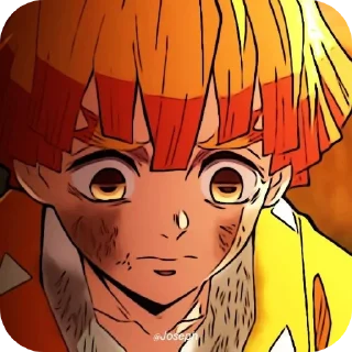 Sticker Zenitsu @demonslayerstickersss - 9