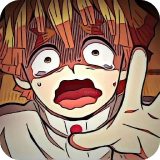 Sticker Zenitsu @demonslayerstickersss - 1