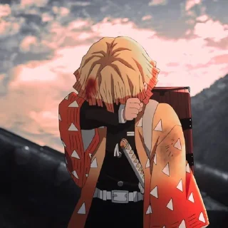 Стикер Зеницу Агацума⚡ (@knybotkrd) @pinterest_to_stickerbot - 7