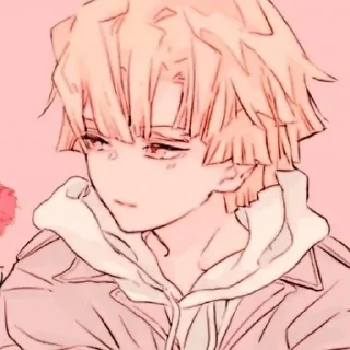 Стикер Зеницу Агацума⚡ (@knybotkrd) @pinterest_to_stickerbot - 1