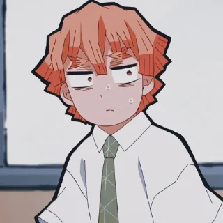 Стикер Зеницу Агацума⚡ (@knybotkrd) @pinterest_to_stickerbot - 2