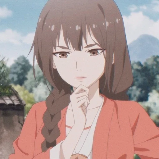 аниме мультфильм человеческое лицо