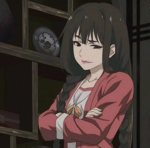 аниме мультфильм человеческое лицо