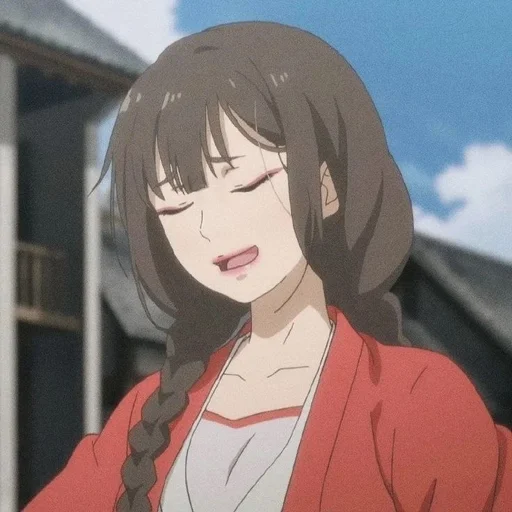 аниме мультфильм человеческое лицо