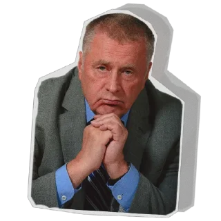 Sticker Zhirinovsky. - 1