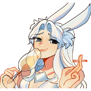 Sticker Жизнь девочки @anime_stickerr - 1