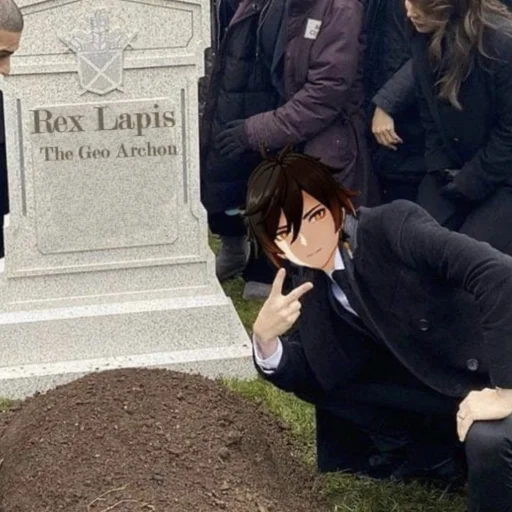 grave clothing person