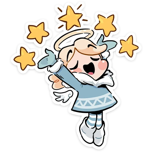 Зимние Нимб и Рожки @Nyasticks - 