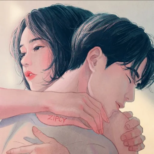 painting person human face