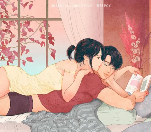 живопись целовать Человек