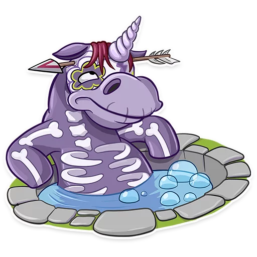 Sticker ZippyUndeadUnicorn - 1