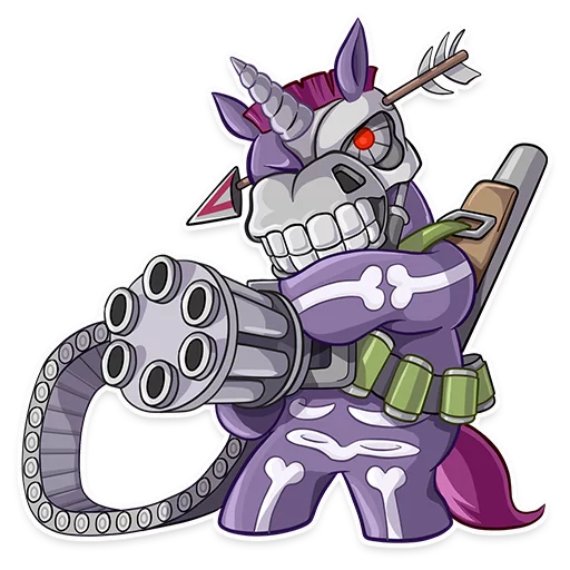 Sticker ZippyUndeadUnicorn - 1