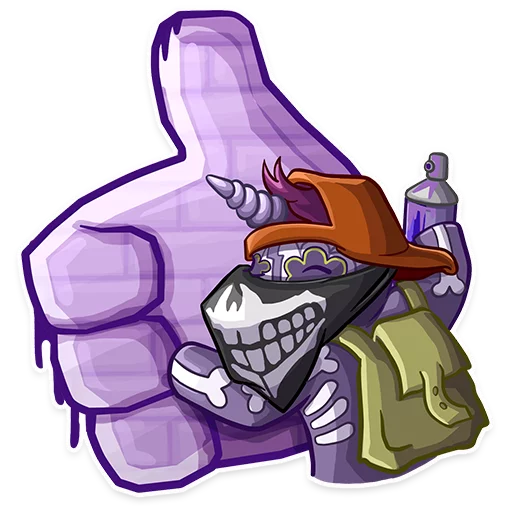 Стикер ZippyUndeadUnicorn - 1