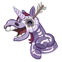 Стикер Undead Unicorn - 3