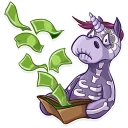 Стикер Undead Unicorn - 0