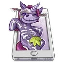 Стикер Undead Unicorn - 1