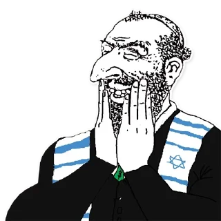 Sticker Злобные Евреи - 4