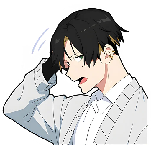 Стикер Злой-кун @nyasticks - 10