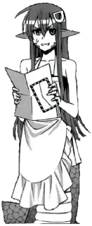 Стикер Мия ЧБ by @FordDionOdinochka - 10