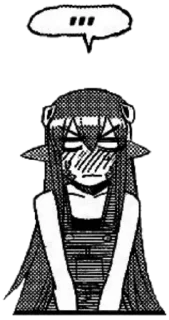 Стикер Мия ЧБ by @FordDionOdinochka - 11