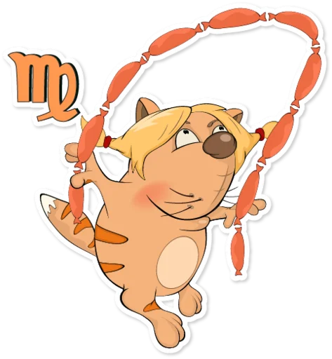 Стикер Zodiacat by @astrozodiac - 9