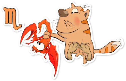 Стикер Zodiacat by @astrozodiac - 8