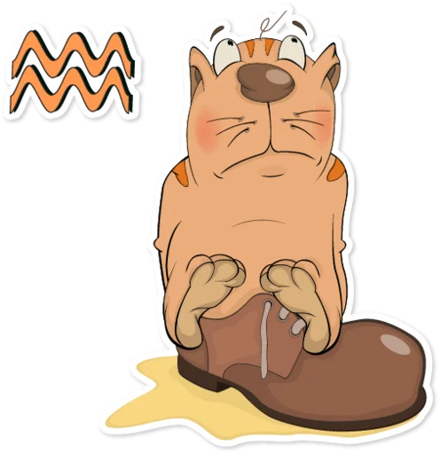 Стикер Zodiacat by @astrozodiac - 0