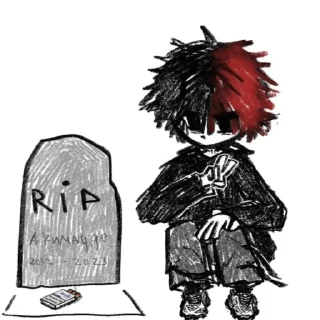 Стикер Zxc/ @ilymsk - 3