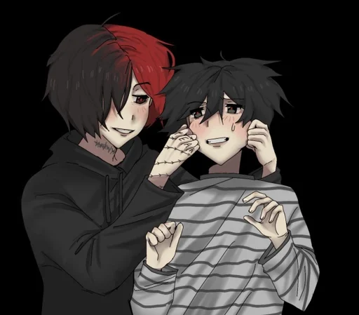 anime cartoon human face