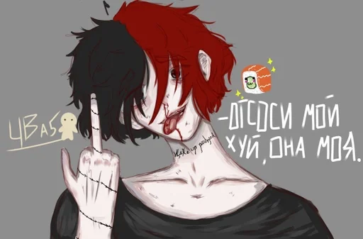 аниме иллюстрация мультфильм