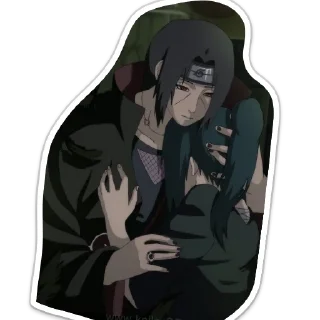 Sticker крутои анти итачи - 2