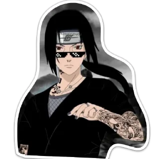 Sticker крутои анти итачи - 8