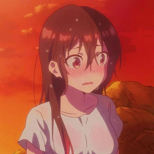 anime cartoon human face