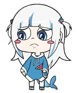 Sticker Gawr Gura ➜ @animee_stickers - 6