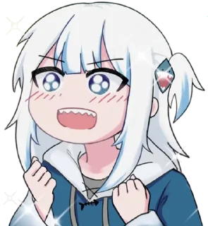 Sticker Gawr Gura ➜ @animee_stickers - 9