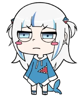 Sticker Gawr Gura ➜ @animee_stickers - 4