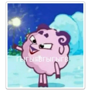 Стикер Смешарики - 9