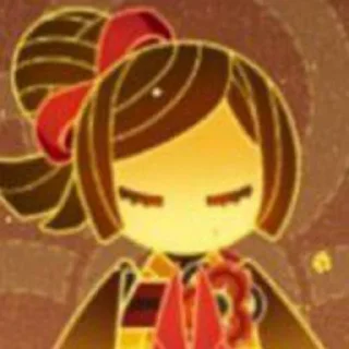 Sticker куклы тиори. - 2