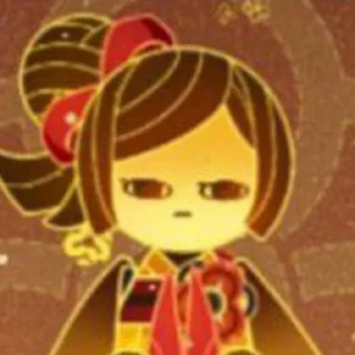 Sticker куклы тиори. - 1