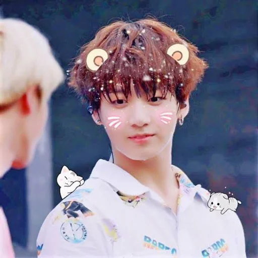 Sticker Jungkook BTS by @about_cute_shincha0 .s kang pack 4 - 7