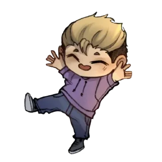 Sticker Чиби вместята @mysipona - 3