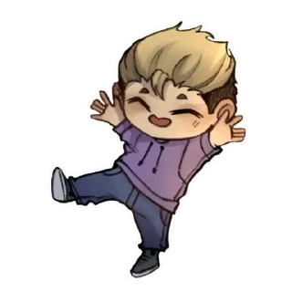 Sticker Чиби вместята @mysipona - 2