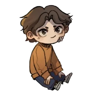 Sticker Чиби вместята @mysipona - 1