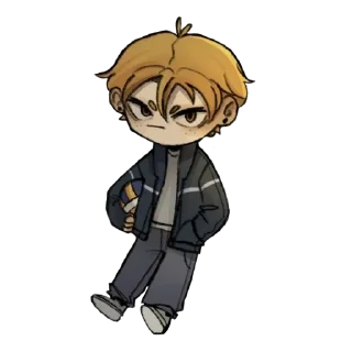 Sticker Чиби вместята @mysipona - 4