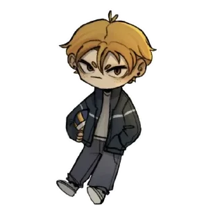 Sticker Чиби вместята @mysipona - 0