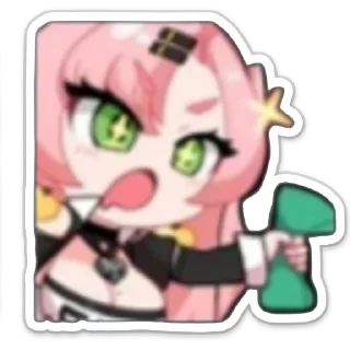 Стикер аниме премиум - 5