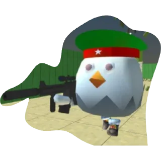 Sticker чикен тимка - 11