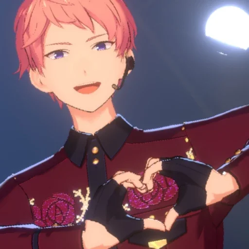 anime cartoon human face